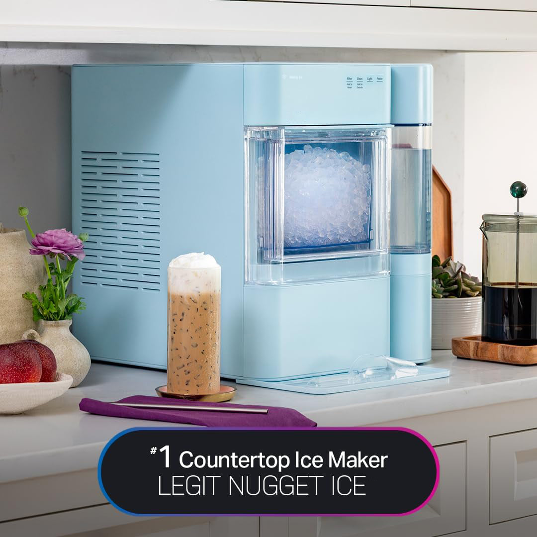 Pellet Ice Machine with WiFi & Smart Connected, Stainless Steel