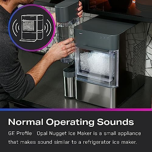 Pellet Ice Machine with WiFi & Smart Connected, Stainless Steel