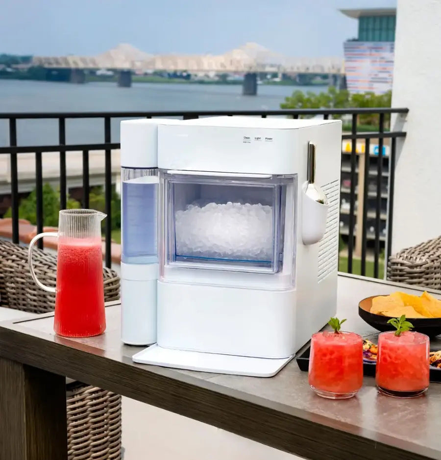 Pellet Ice Machine with WiFi & Smart Connected, Stainless Steel