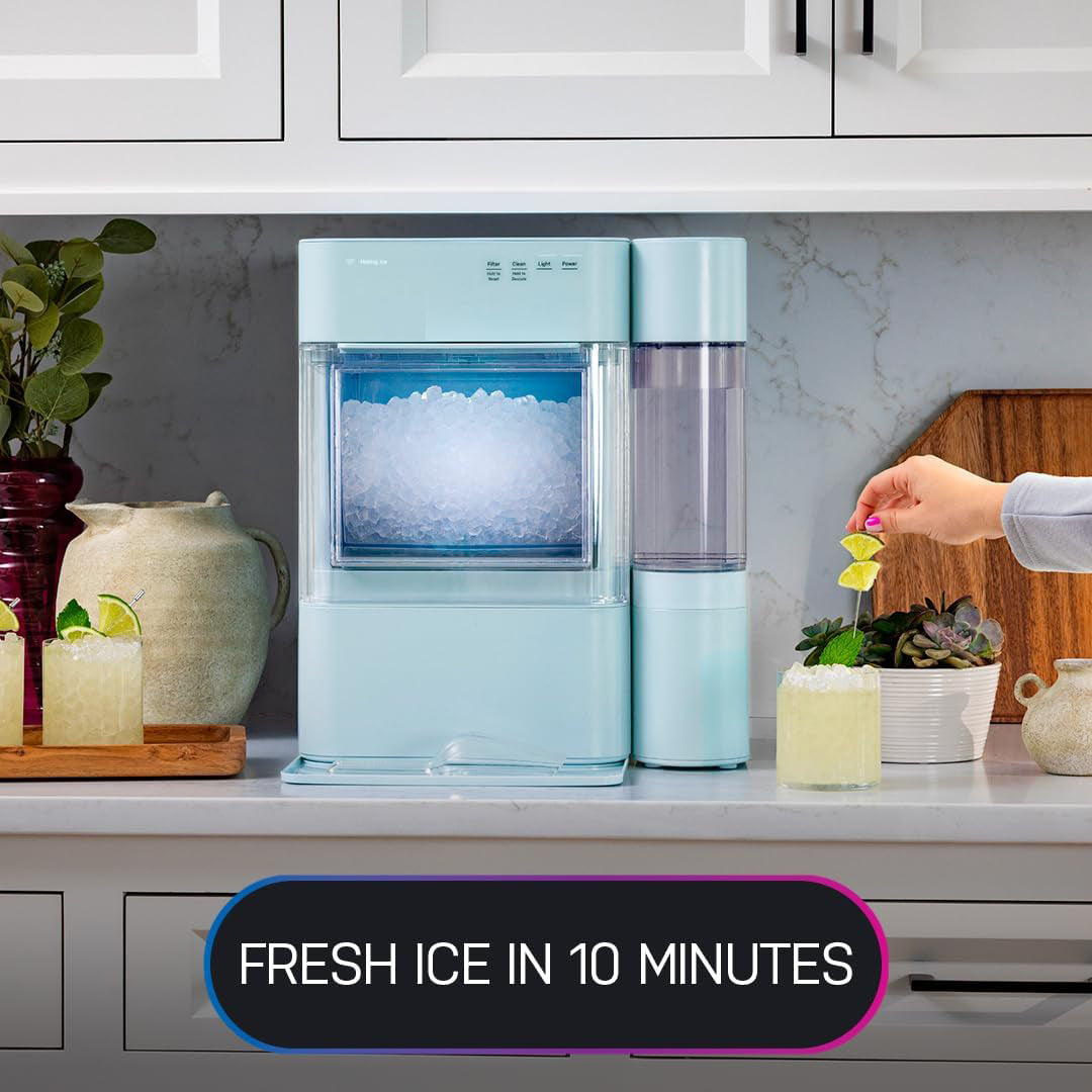 Pellet Ice Machine with WiFi & Smart Connected, Stainless Steel