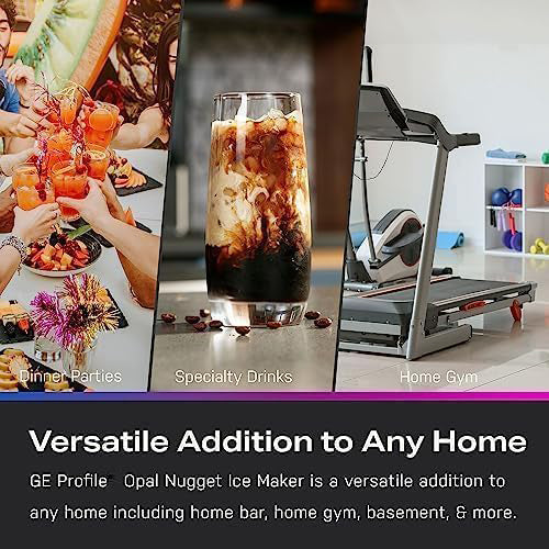 Pellet Ice Machine with WiFi & Smart Connected, Stainless Steel
